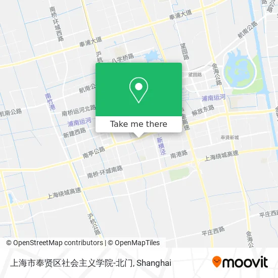 上海市奉贤区社会主义学院-北门 map