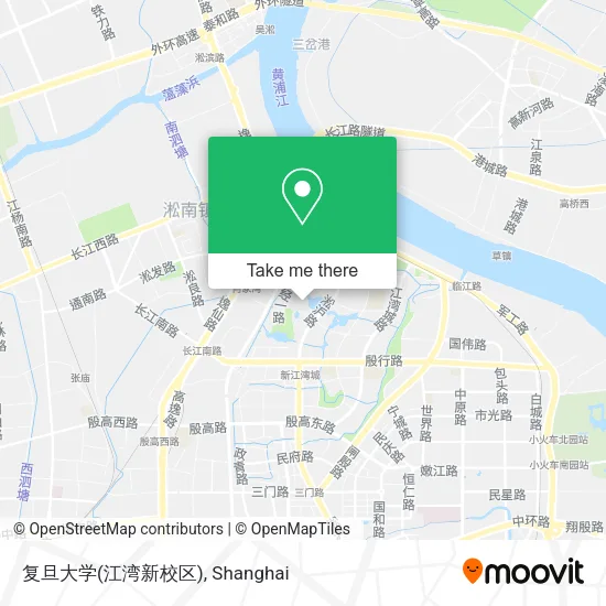 复旦大学(江湾新校区) map