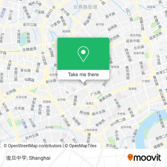 復旦中学 map