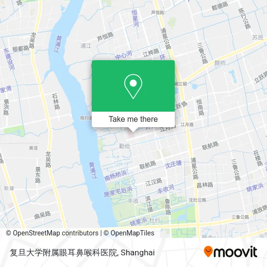 复旦大学附属眼耳鼻喉科医院 map