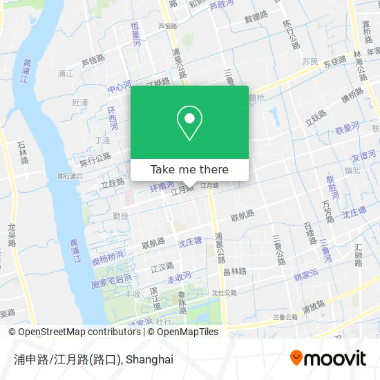 浦申路/江月路(路口) map