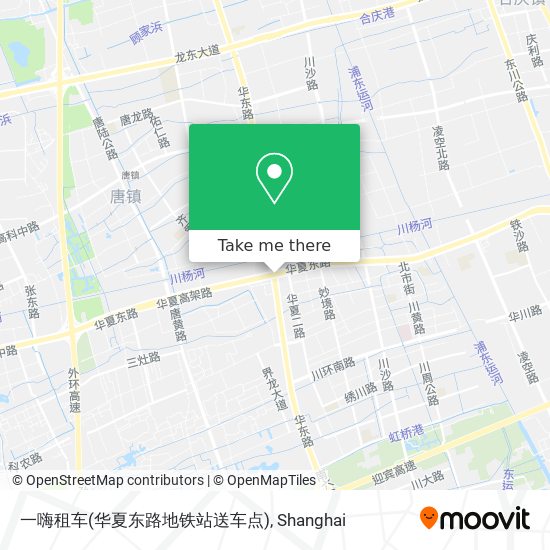 一嗨租车(华夏东路地铁站送车点) map