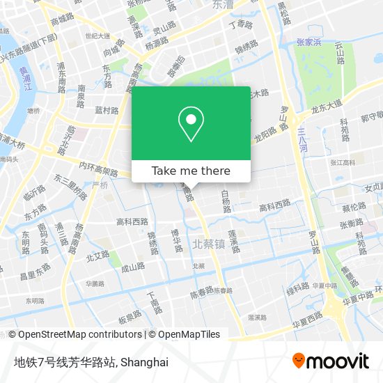 地铁7号线芳华路站 map
