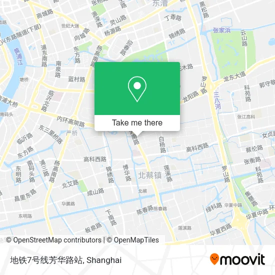 地铁7号线芳华路站 map