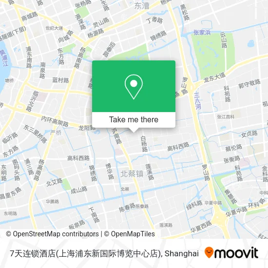 7天连锁酒店(上海浦东新国际博览中心店) map