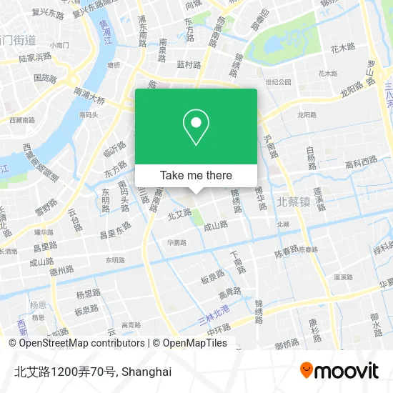 北艾路1200弄70号 map
