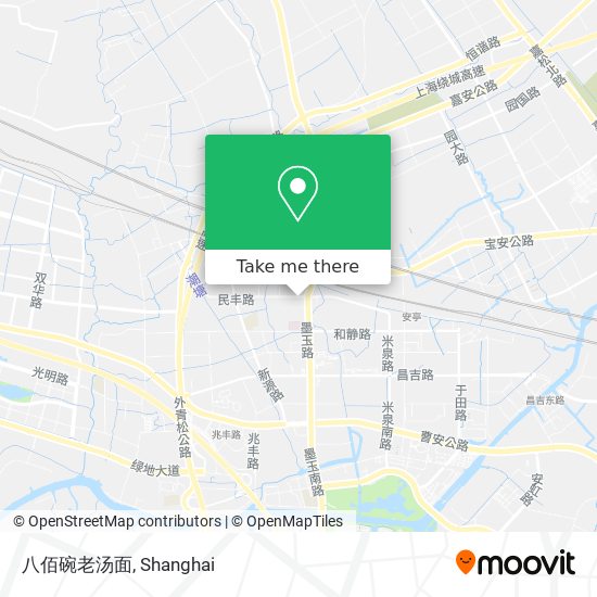 八佰碗老汤面 map