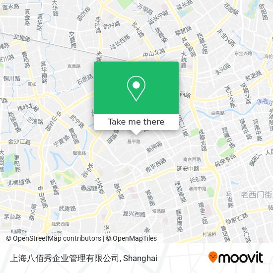 上海八佰秀企业管理有限公司 map