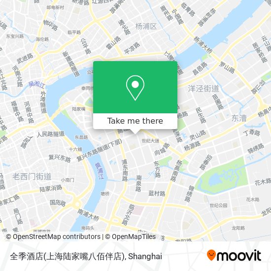 全季酒店(上海陆家嘴八佰伴店) map