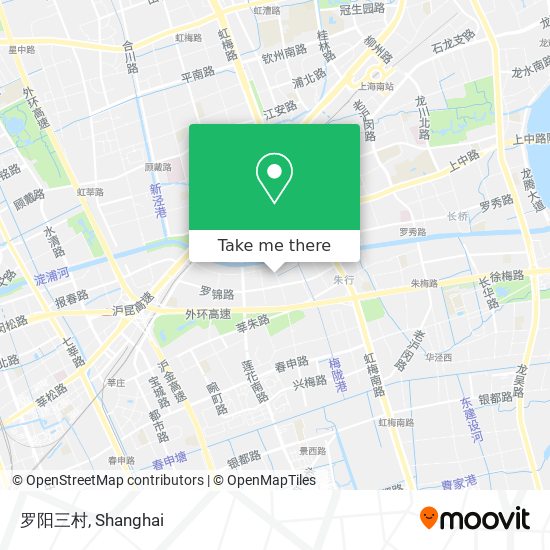 罗阳三村 map