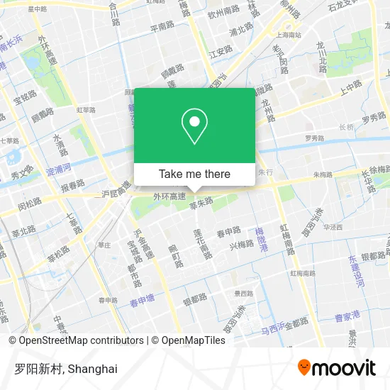 罗阳新村 map