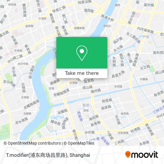 T.modifier(浦东商场昌里路) map
