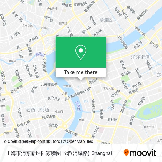 上海市浦东新区陆家嘴图书馆(浦城路) map