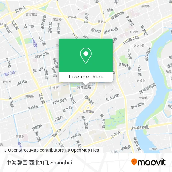 中海馨园-西北1门 map