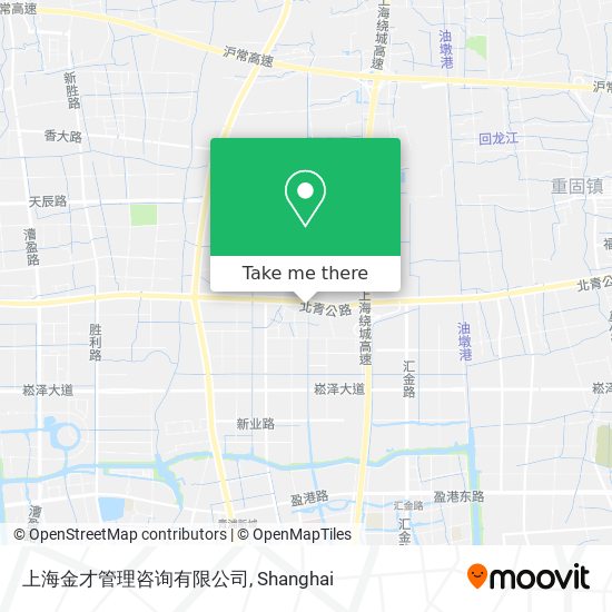 上海金才管理咨询有限公司 map