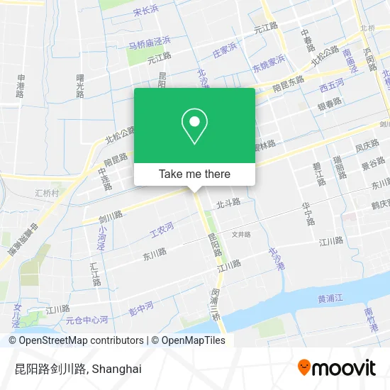 昆阳路剑川路 map