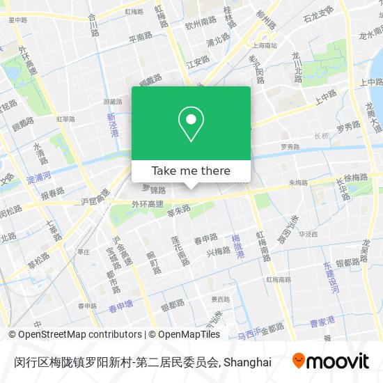 闵行区梅陇镇罗阳新村-第二居民委员会 map
