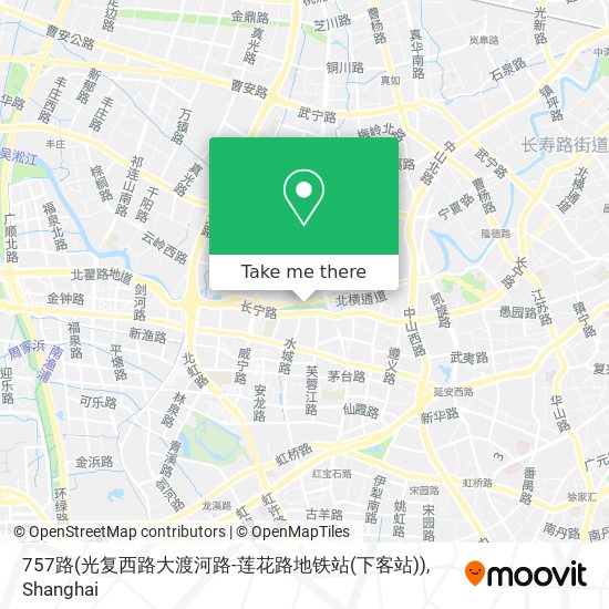 757路(光复西路大渡河路-莲花路地铁站(下客站)) map