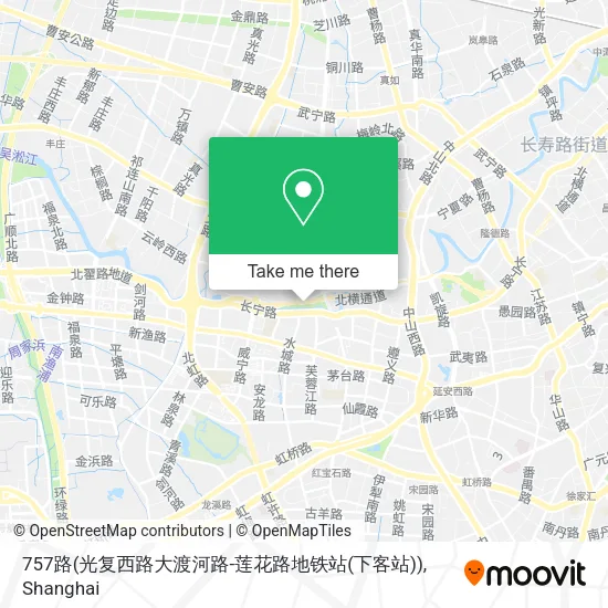 757路(光复西路大渡河路-莲花路地铁站(下客站)) map