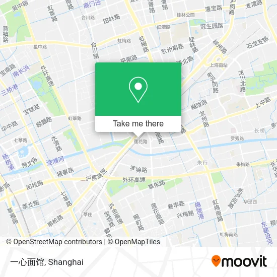 一心面馆 map