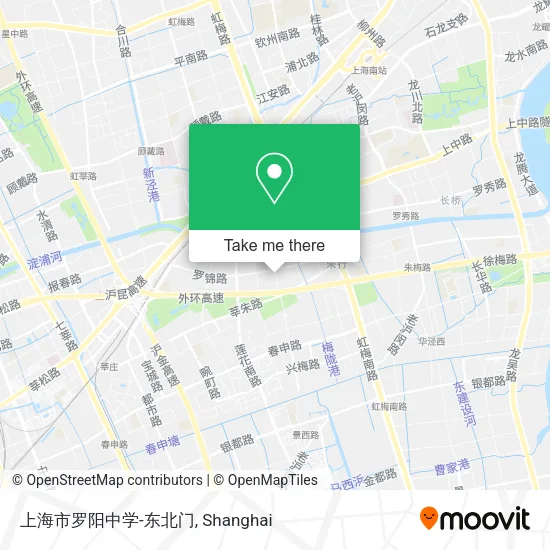 上海市罗阳中学-东北门 map