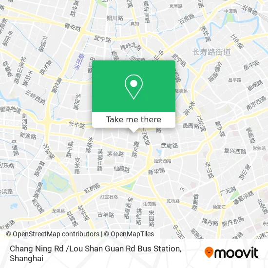 Chang Ning Rd /Lou Shan Guan Rd Bus Station map