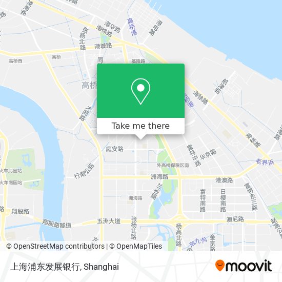 上海浦东发展银行 map