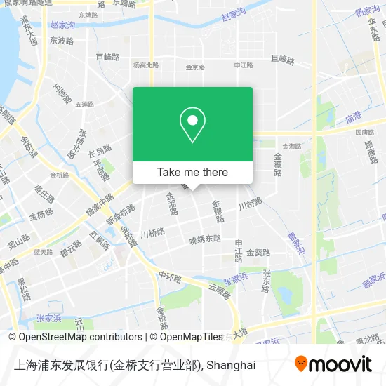 上海浦东发展银行(金桥支行营业部) map