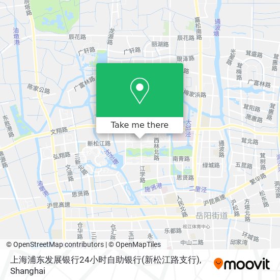 上海浦东发展银行24小时自助银行(新松江路支行) map