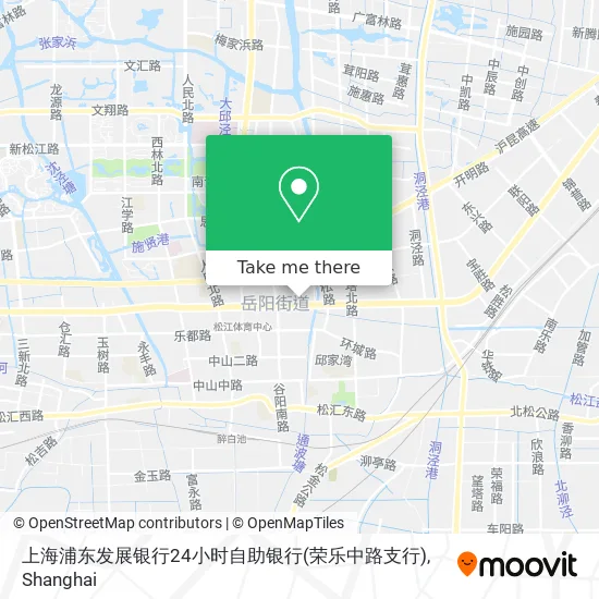 上海浦东发展银行24小时自助银行(荣乐中路支行) map