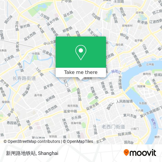 新闸路地铁站 map