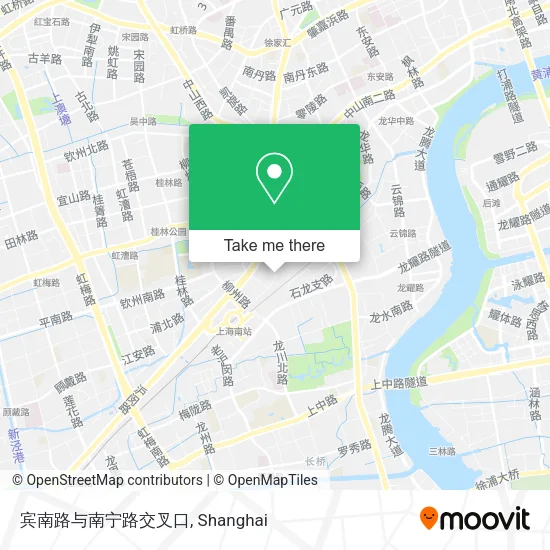 宾南路与南宁路交叉口 map