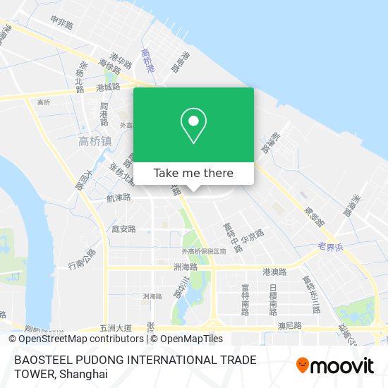 BAOSTEEL PUDONG INTERNATIONAL TRADE TOWER map