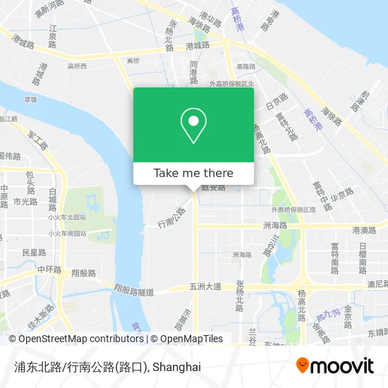 浦东北路/行南公路(路口) map