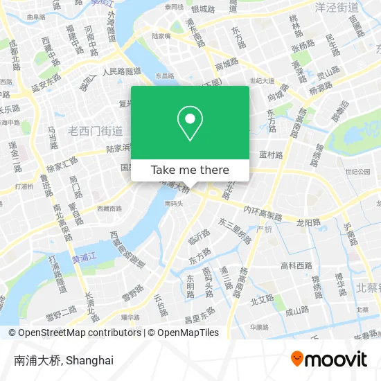 南浦大桥 map