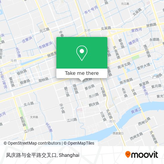 凤庆路与金平路交叉口 map