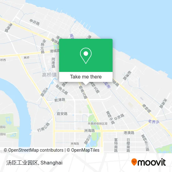 汤臣工业园区 map