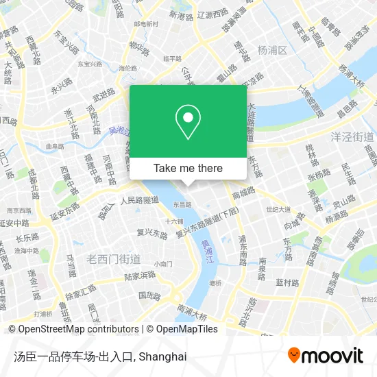 汤臣一品停车场-出入口 map