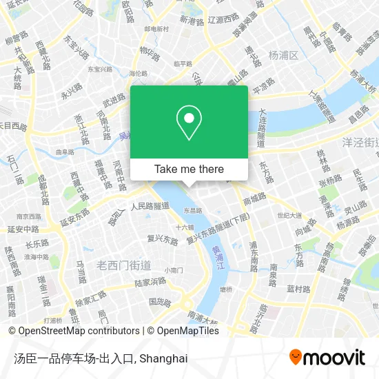 汤臣一品停车场-出入口 map