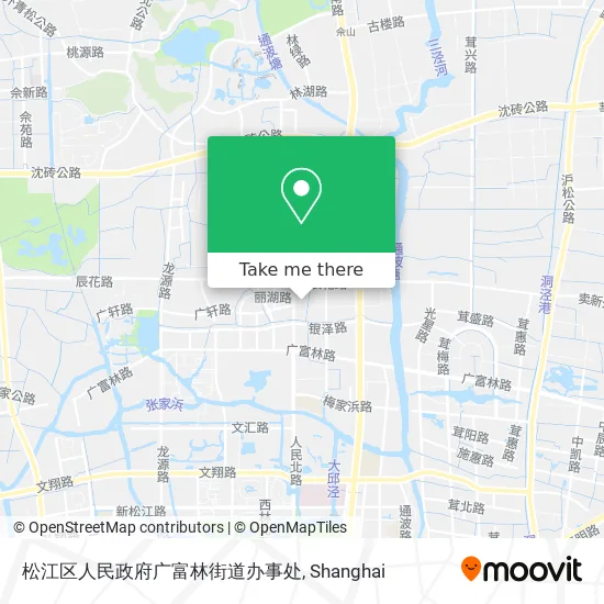 松江区人民政府广富林街道办事处 map