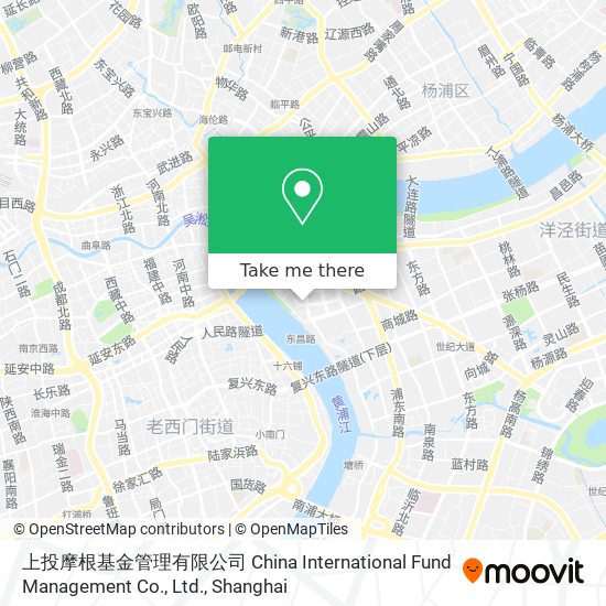 上投摩根基金管理有限公司 China International Fund Management Co., Ltd. map