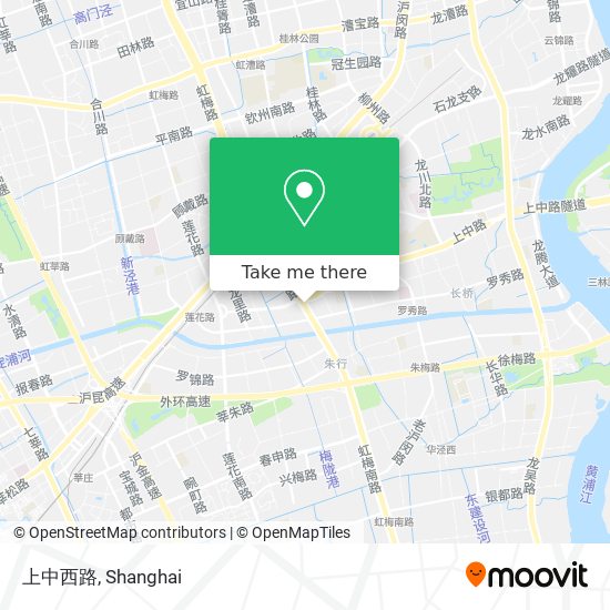 上中西路 map