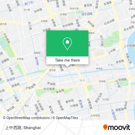 上中西路 map