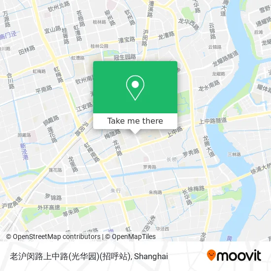老沪闵路上中路(光华园)(招呼站) map