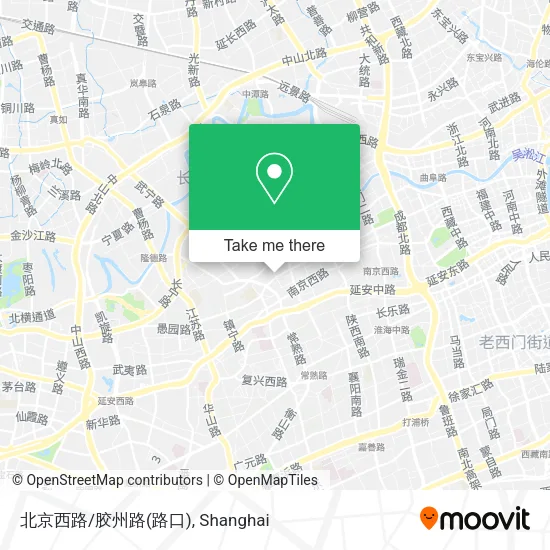 北京西路/胶州路(路口) map