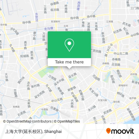 上海大学(延长校区) map