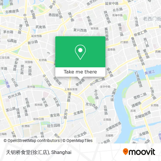 天钥桥食堂(徐汇店) map