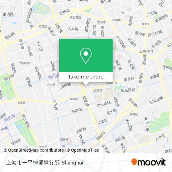 上海市一平律师事务所 map