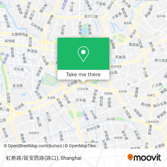 虹桥路/延安西路(路口) map