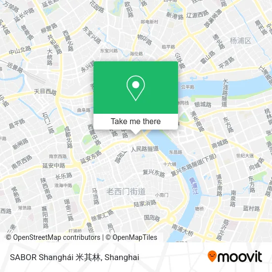 SABOR Shanghái 米其林 map